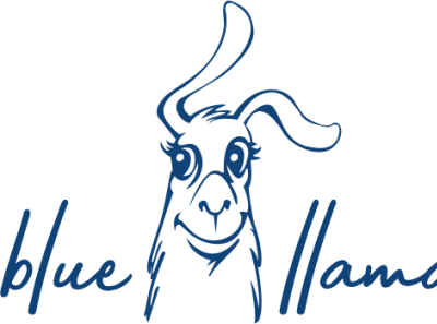 Blue Llama logo