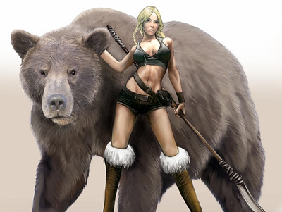 Carica medveda illustration