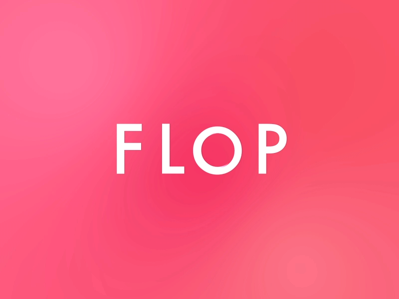 Flipping animate design letter motion