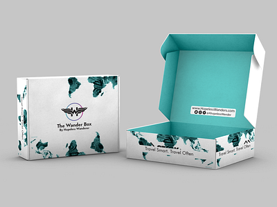 Product Packaging Design & 3D Render 3d box packaging