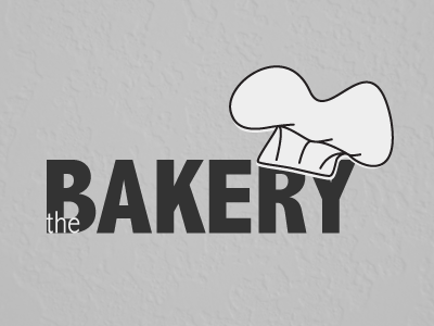 The Bakery bakery logo simple