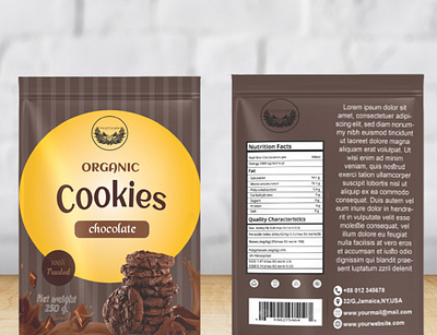 Cookies Packaging design book cover photo editting photoshop vector