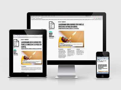 CartaBianca Lab web site. code design develop responsive responsive design ui user interface web web design