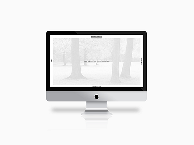 Alessandro Veridiani Website background big image design director of photography minimal minimalist modern photography responsive site web design website