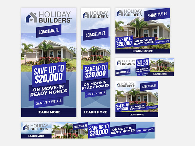 Google Ad Campaign for Holiday Builders banner banner ads design google ad banner google ads graphic design