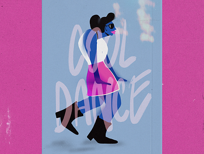 Cool dance cool dance dancer illustration music practice