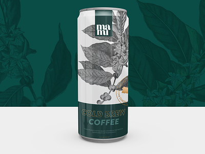 Cafe Mami - Cold Brew cafe can can design coffee coffee bean cold coffee coldbrew concept green illustration packaging packagingdesign product puertorico