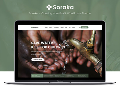 Soraka - Charity/Non-profit Organization WordPress Theme