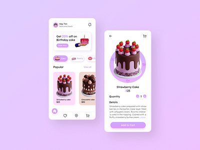 Bakery App app app design design figma figmadesign ui ux