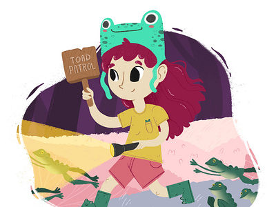 Toad Patrol Illustration | Natasha Maria Art