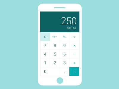 Daily UI - 004 - Calculator