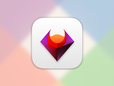 Anyapp – Icon for iOS 3d daily glass gradient icon ios ipnohe material mock prism sketch ui