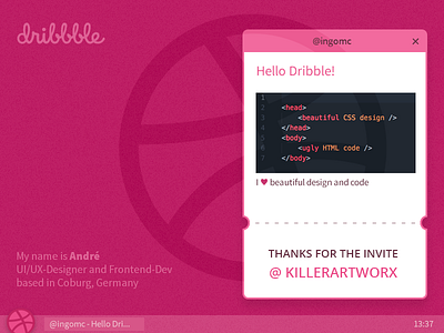 Dribble OS 10 debut dribbble interface os ui ux