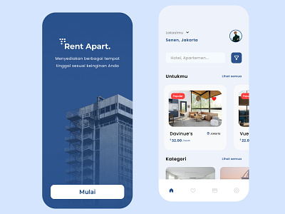 Apartment Rent Mobile App branding food mobile app home boarding apps home rent app rent home app rent home mobile app ui ui ux