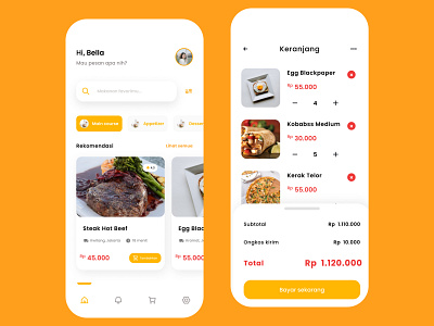 Food Delivery Order | Mobile Apps branding design food delivery order food mobile app food mobile apps food ordering app ui ux
