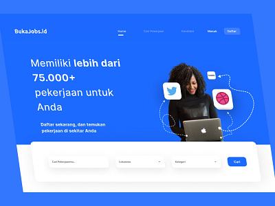 BukaJobs.id - Landing Page