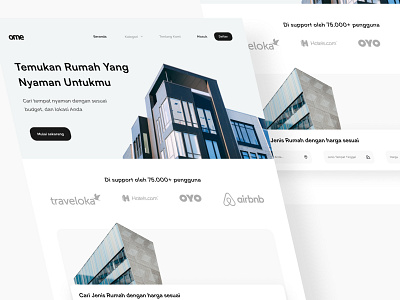 ome - Real Estate Web Design branding home boarding apps home rent app real estate web ui ux website buy home website home sell website real estate