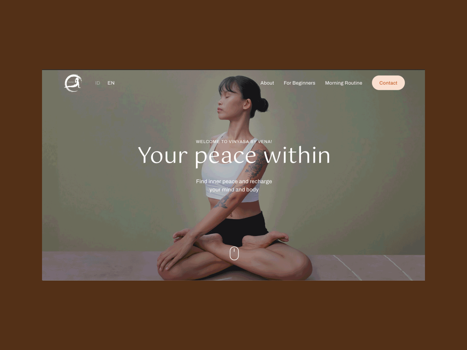 Yoga Teacher Website branding design figma graphic design logo typography ui ux web design