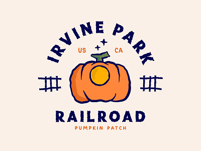 Irvine Park Logo for Pumpkin Patch Event branding design graphic design illustration logo typography