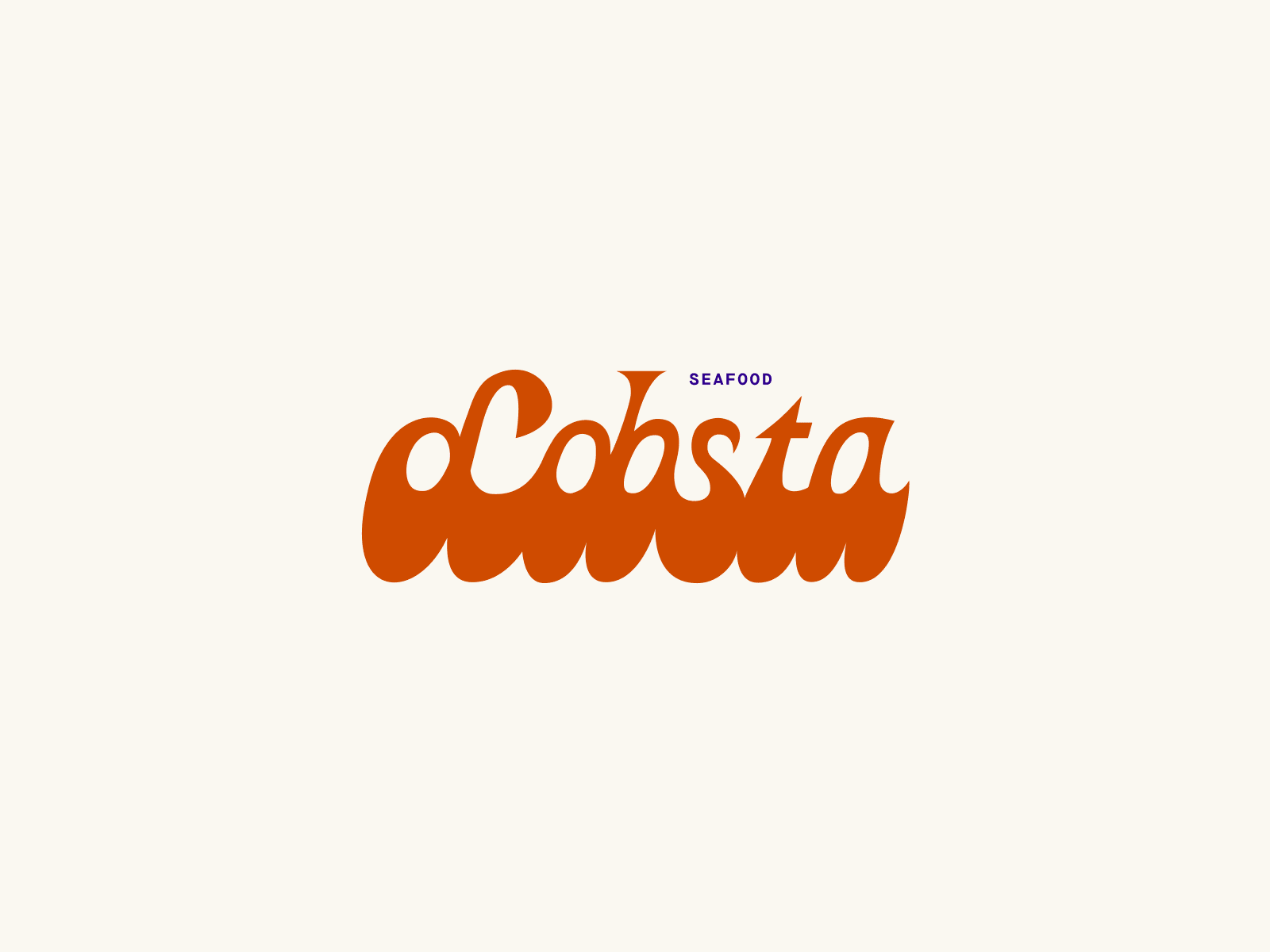 Lobsta Seafood Restaurant branding design graphic design illustration logo typography vector
