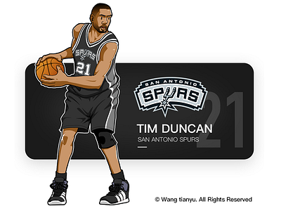 NBA Sanantonio Spurs Duncan