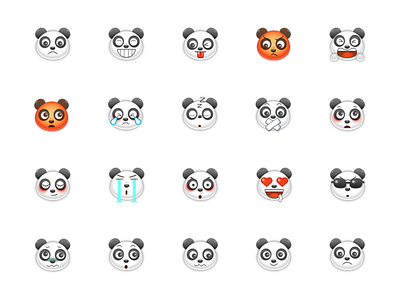 PandaTV brand emoji brand emoji panda， ，expression，