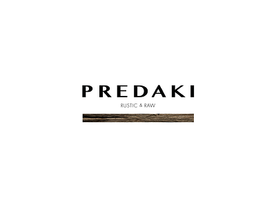 PREDAKI Logo ecommerce furniture logo wood