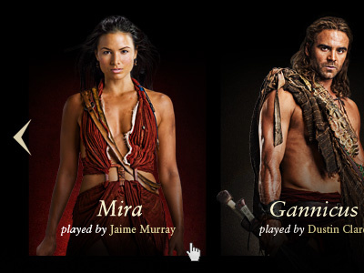 Character Cards entertainment gladiator roman tv show