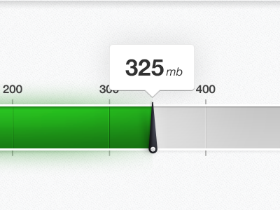 Usage Meter bar component data detail meter progress startup usage