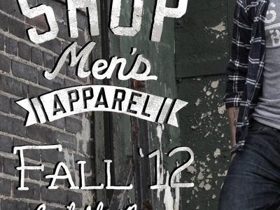 Handsome Supply Co. Homepage apparel web
