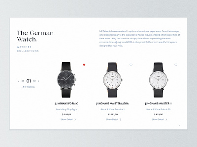 Watches Store Web UI Block