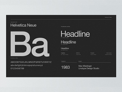 Design Guidelines Part One Black design system font scale guide guideliness typography scale