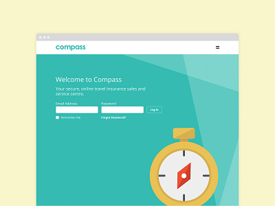 Compass design ui ux web app