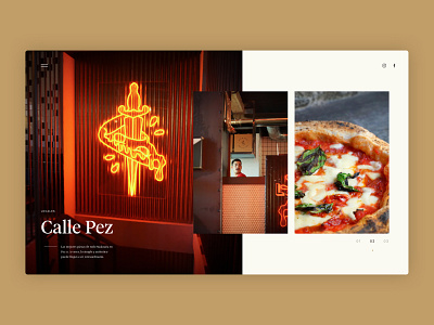 Grosso Napoletano - Local - branding design food madrid naples napoli neapolitan neon neon light pizza restaurant typography ui ux web design website