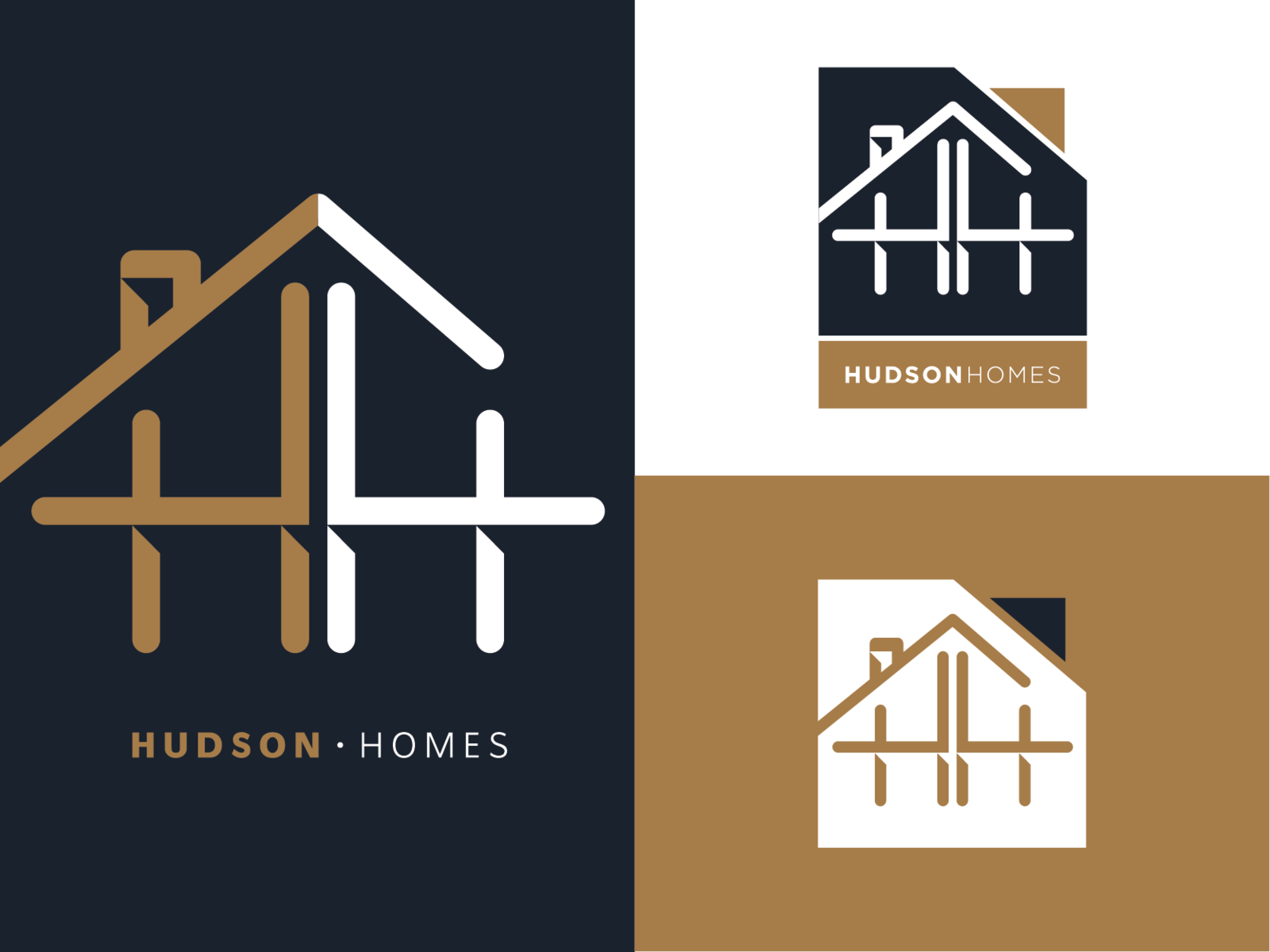 Hudson Homes logo by Kali Hudson on Dribbble