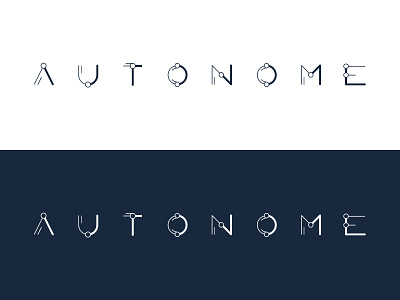 Autonome Logo advertising automotive branding car color colorpalette design futuristic graphicdesign logo logochallenge tech typography