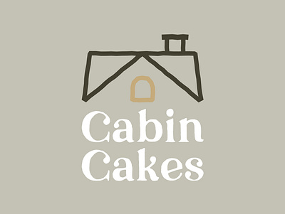 Cabin Cakes badge design bakery branding bakery logo branding cabin badge cabin logo cakes logo design illustrator logo design