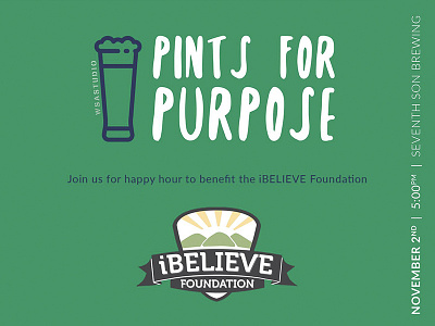 Pints For Purpose - iBelieve Foundation