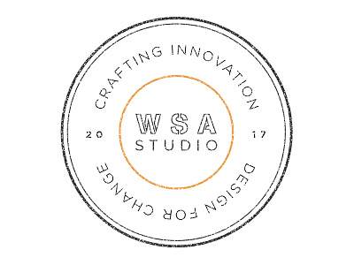 Crafting Innovation badge design blog post illustrator