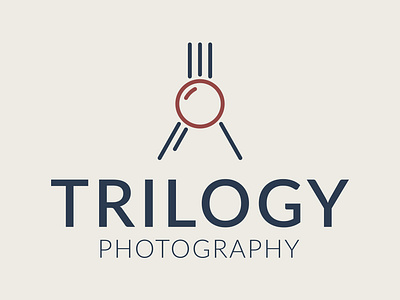 Trilogy Photography badge design branding design illustrator logo logo design photograhy photography logo