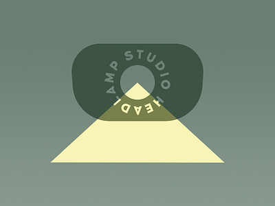 Studio Headlamp badge design branding design illustrator logo logo design