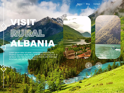 visitruralalbania.com app application branding design graphic design illustration ux web website