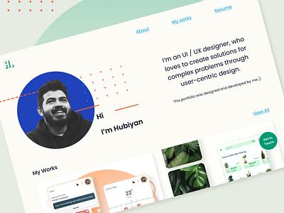 My Web Portfolio Design by Farish Hubiyan on Dribbble