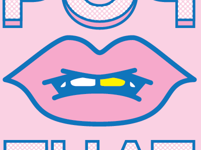 Juicy 01 gold tooth illustration illustrator lips stroked vector