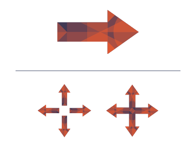 Directional Arrow arrow illustrator overlay