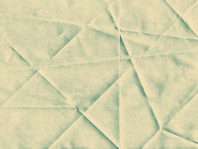 Folded geometric paper scan texture