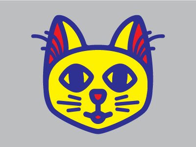 CAT best cat ear hair illustrator primary colors purina stroke whiskers