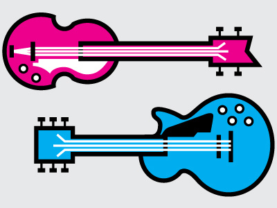 muzak bass guitar illustrator musical instruments vector art