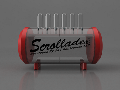 Scrolladex Concept, Front Render