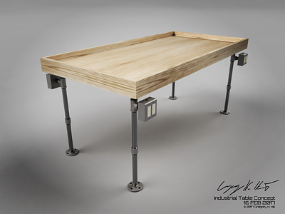 Industrial Table Design